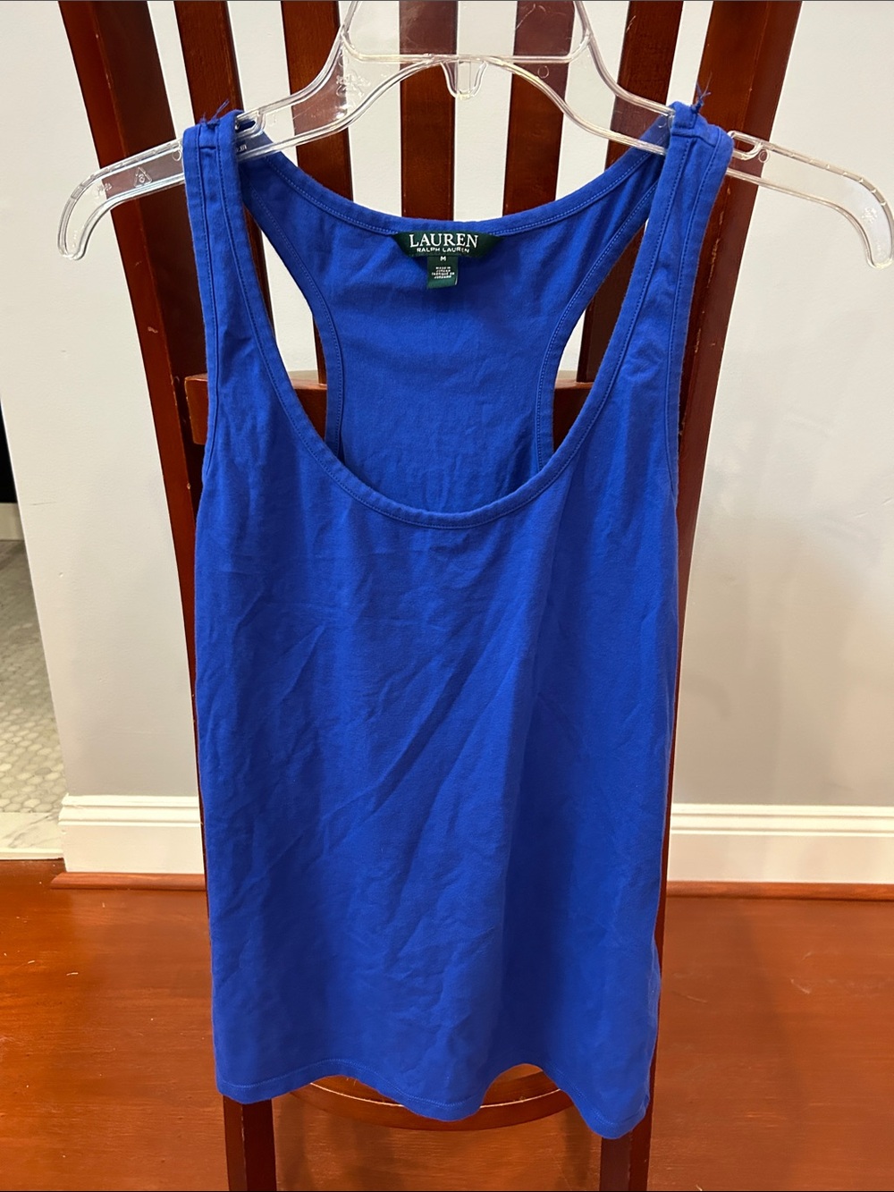 Lauren Ralph Lauren Cobalt Blue Racerback Tank
